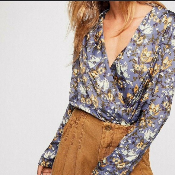 NWOT Free People Elsa Longsleeve Bodysuit